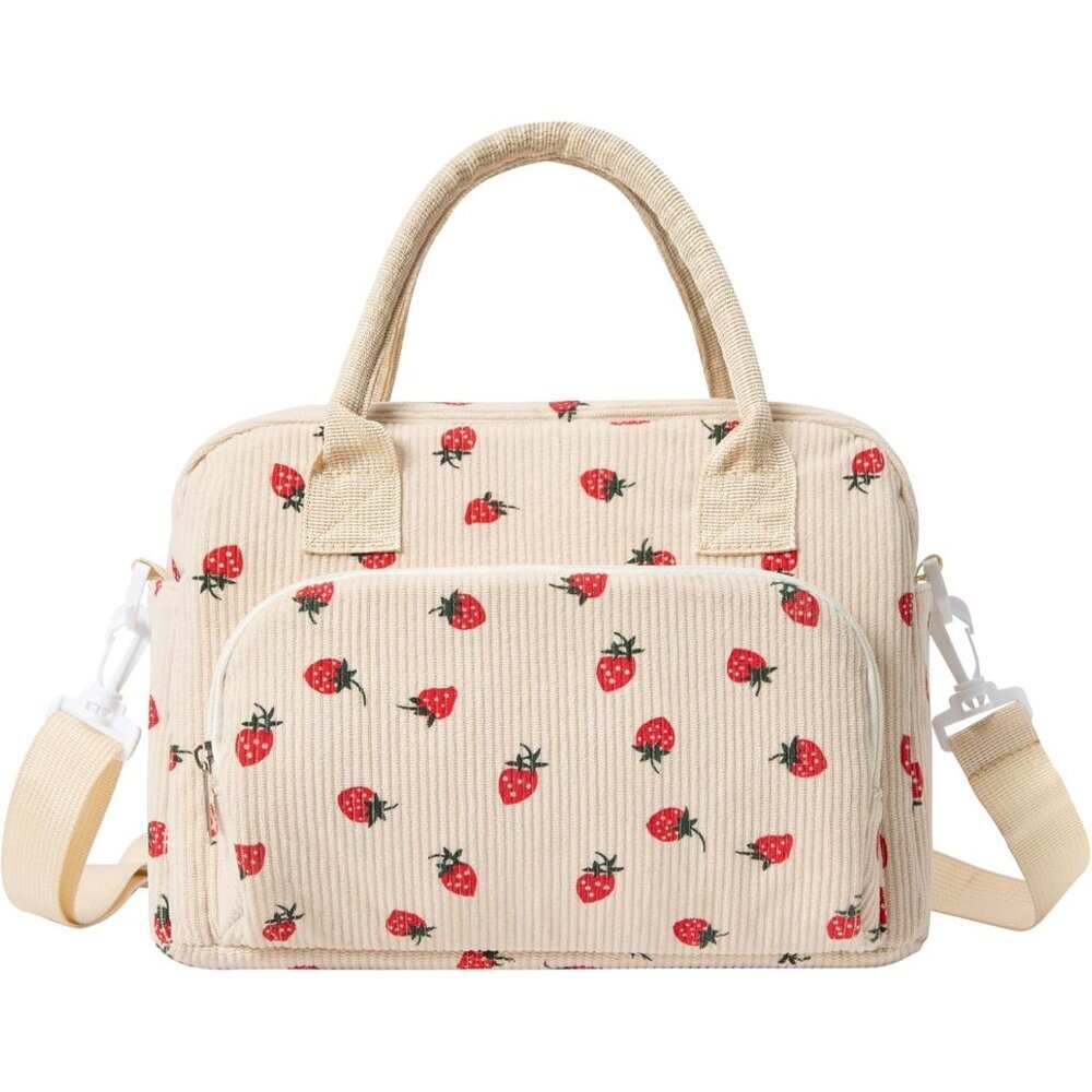 Stylish Large Insulated Lunch Bag - Leakproof Cooler Tote for Work & Picnic